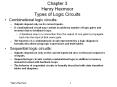 Chapter 3 Henry Hexmoor Types of Logic Circuit