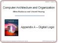 Miles Murdocca and Vincent Heuring Appendix A   Digita
