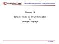 Device Modeling for RFIC Design/Simulation Chapter 1