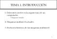 1. Diferentes niveles en la arquitectura de un computador. 