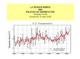 LA GRANDE MISERE DES RELEVES DE TEMPERATURE Jacques Corbi