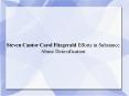 Steven Cantor, Carol Fitzgerald Efforts in Substance Abuse Detoxification