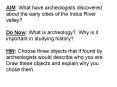 AIM: What have archeologists discovered about the earl
