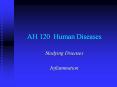 AH 120 Human Diseases Studying Diseases Inflammatio