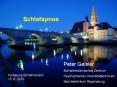 Schlafapnoe Peter Geisler Schlafmedizinisches Zentru