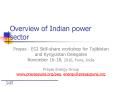 Overview of Indian power sector Prayas - EGI Skill-shar