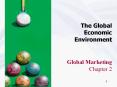 The Global Economic Environment Global Marketing Chapter 2 