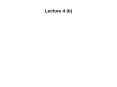 Lecture 4 (b) Foreign Exchange Rates and Internationa
