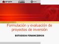 Formulaci n y evaluaci n de proyectos de inversi n ESTUDIO