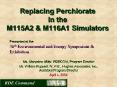 Replacing Perchlorate in the M115A2 & M116A1 Simulator