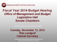 Fiscal Year 2014 Budget Hearing Office of Management an
