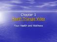 Chapter 1 Health Triangle Video Your Health and Wellnes