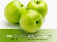 Nutrition and Weight Control Unit 1 Mary Smith Manila Hig