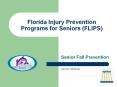 Florida Injury Prevention Programs for Seniors (FLIPS