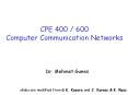 * Networked Systems Wireless LAN Mobile Adhoc Network Publi