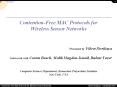 Contention-Free MAC Protocols for Wireless Sensor Network
