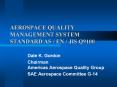 AEROSPACE QUALITY MANAGEMENT SYSTEM STANDARD AS / EN / JI