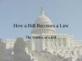 How a Bill Becomes a Law The Journey of a Bill Congres