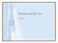 NPN 215 Nurse Practice Act Defines nursing practice an