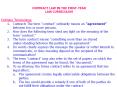 CONTRACT LAW IN THE FIRST-YEAR LAW CURRICULUM Definin