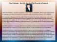 Paul Chehade - How We Can End The Poverty In America
