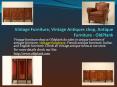 Vintage Furniture, Vintage Antiques shop, Antique Furniture - OldPlank
