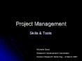 Project Management Skills & Tools Michelle Sced Researc