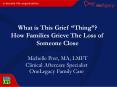 What is This Grief  Thing ? How Families Grieve The Loss o