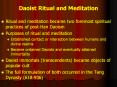 Daoist Ritual and Meditation Ritual and meditation becam