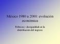 M xico 1980 a 2000: evoluci n econ mica Pobreza 