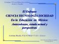 El enfoque CTS en la Educaci n en M xico. Avances y Desaf o