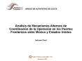 UNIDAD DE AUTOPISTAS DE CUOTA An lisis de Mecanismo