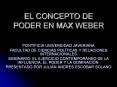 el concepto de poder en max weber pontificia universida
