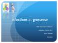 Infections et grossesse DESC R animation M dicale Grenoble 