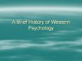 A Brief History of Western Psychology Ebers Papyrus of abou