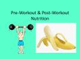 Pre-Workout & Post-Workout Nutrition Benefits of Pre-Workou