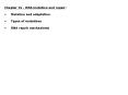 Chapter 7a - DNA mutation and repair: Mutation an