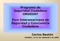 Programa de Seguridad Ciudadana URUGUAY Foro Interamerican