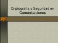 Criptograf a y Seguridad en Comunicaciones Amenazas a l