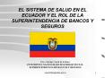 el sistema de salud en el ecuador y el rol de l