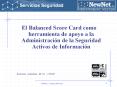El Balanced Score Card como herramienta de apoyo a l