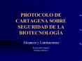 PROTOCOLO DE CARTAGENA SOBRE SEGURIDAD DE LA BIOTECNOLOG 