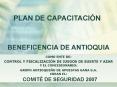beneficencia de antioquia como ente de: control 