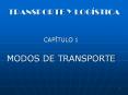 TRANSPORTE Y LOG STICA CAP TULO 1 MODOS DE TRANSPORT