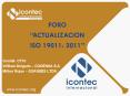 FORO  ACTUALIZACION ISO 19011: 2011  Comit  CT10 Willia