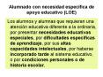 Alumnado con necesidad espec fica de apoyo educativo (LOE