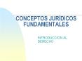 CONCEPTOS JUR DICOS FUNDAMENTALES INTRODUCCION AL DERECHO 