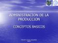 administracion de la produccion conceptos basico