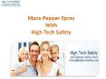 Pepper Spray Keychain With High Tech Safety