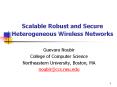 Scalable Robust and Secure Heterogeneous Wireless Network